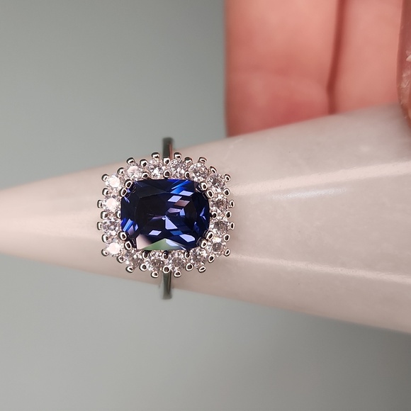 NWT Ryze Wisteria & White Frost CZ .925 Sterling Silver Ring - Size 8.25 - Picture 11 of 11